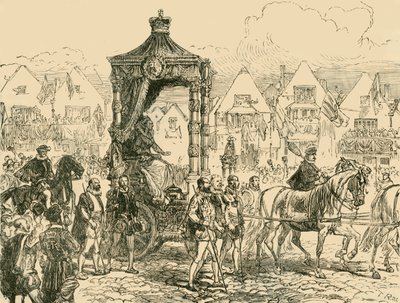 Armadas nederlag: Thanksgiving Service i St. Pauls, 1558, 1890. av Unbekannt