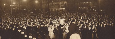 Demonstration i Whitehall, 10 december 1936, 1937 av Unbekannt