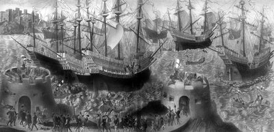 Henrik VIII:s avgång från Dover, maj 1520, 1902 av Unbekannt