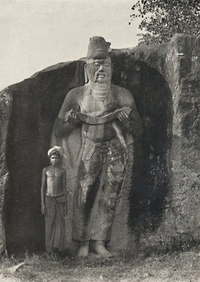 Enligt traditionen, statyn av Parakrama Bahus I den store 1164-1197 AD, Pollonnaruwa, 192 av Unbekannt