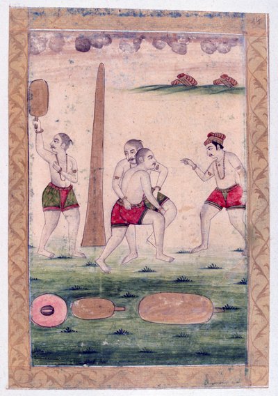 Desakha Ragini, Ragamala Album, School of Rajasthan, 1800-talet av Unbekannt