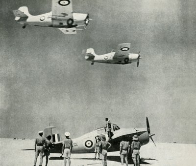 Desert Squadron - flygplan från Fleet Air Arm under andra världskriget, c1943. av Unbekannt