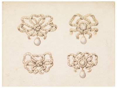 Design för Four Bow Knots av Unbekannt