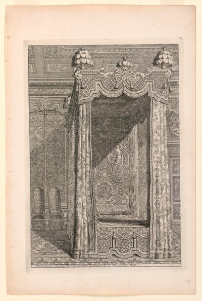 Design för State Bedchamber, i andra Livre d