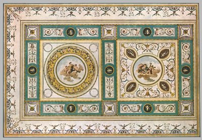 Design för ett tak i ett vardagsrum, Italien, 1928. av Unbekannt