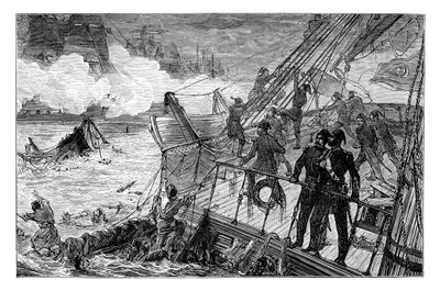 Förstörelse av den turkiska flottan vid Sinope, 1853, 1900 av Unbekannt