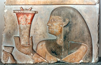 Detalj av en basrelief från El-Bahrain, Egypten, 22-1900-talet f.Kr av Unbekannt