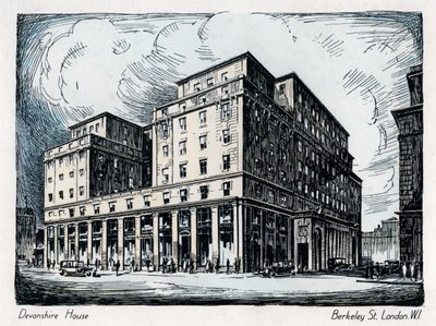 Devonshire House, Berkeley Street, London, c1910-1929 av Unbekannt