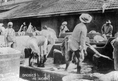 Dhobies på jobbet, 1900-talet av Unbekannt