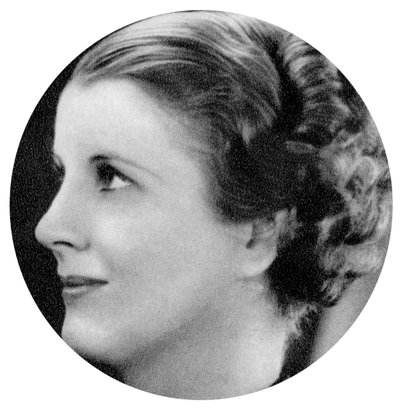 Diana Wynyard, brittisk scen- och filmskådespelerska, 1934-1935 av Unbekannt