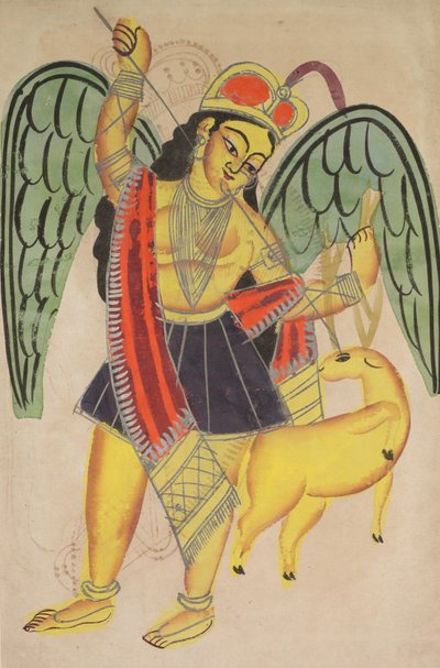 Diana eller Artemis, jaktens gudinna, 1800-talet. av Unbekannt
