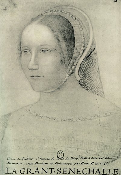Diana av Poitiers, 1525, 1907. av Unbekannt