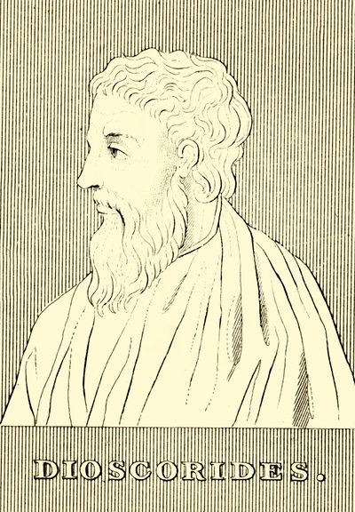 Dioscorides, c40-90 AD, 1830 av Unbekannt