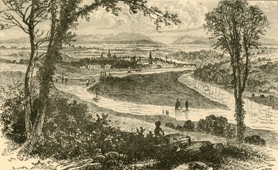 Avlägsen utsikt över Perth, 1898. av Unbekannt