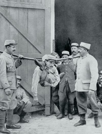 Distraktioner vid fronten, den mänskliga ormen, Frankrike, första världskriget, 1915 av Unbekannt