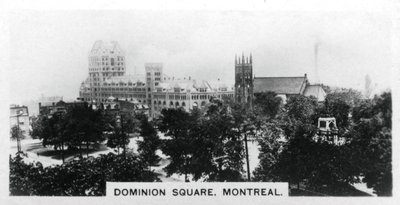 Dominion Square, Montreal, Kanada, c1920-talet av Unbekannt