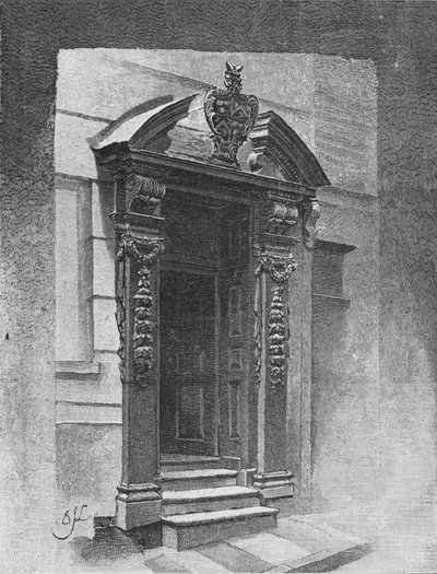 Dörröppning, Painter Stainers Hall, 1890 av Unbekannt