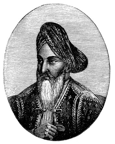 Dost Mohammad Khan 1793-1863 härskare över Afghanistan, c1880 av Unbekannt