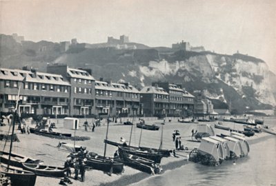 Dover - Paraden, visar Dover Castle, 1895 av Unbekannt