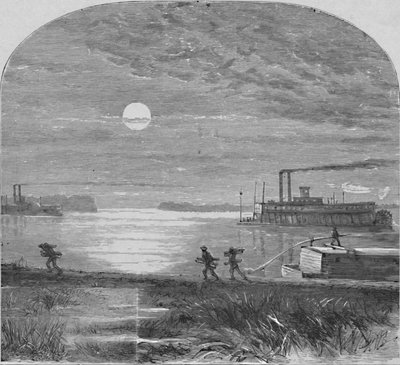 Nedför Mississippi, 1883 av Unbekannt