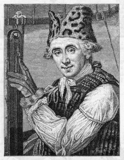 Dr John Jeffries, amerikansk ballongfarare, 1786 av Unbekannt