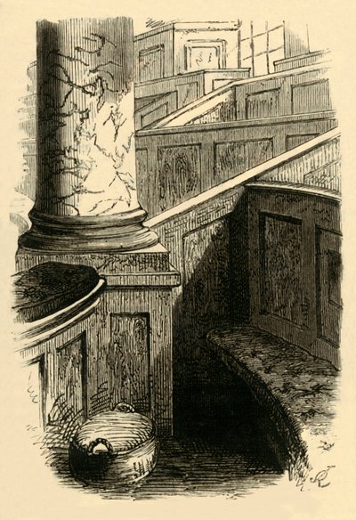 Dr. Johnsons Pew i St. Clements, 1881. av Unbekannt
