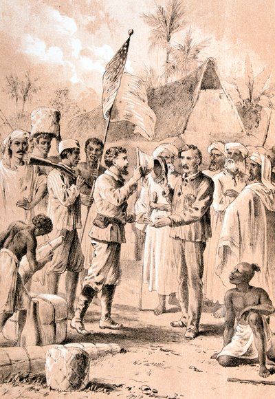 Dr Livingstone, antar jag, 10 november 1871 c1878 av Unbekannt