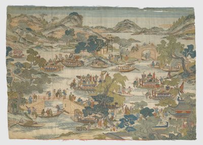 Drakbåtsfestivalföreställning, 1700-1800-talet. av Unbekannt