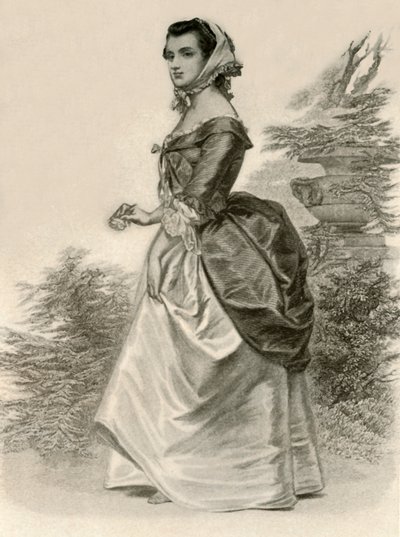 Klänning av en ung dam från Virginia, c1775, 1937. av Unbekannt