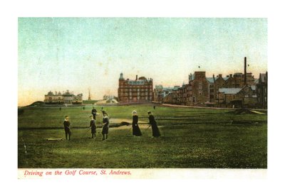 Körning på golfbanan, St. Andrews av Unbekannt