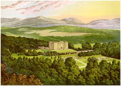 Drumlanrig Castle, Dumfriesshire, Skottland, hem för hertigen av Buccleuch, c1880 av Unbekannt