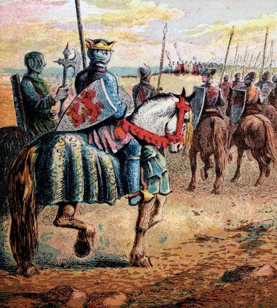 Hertig Robert går till Palestina, 1000-talet, c1850 av Unbekannt