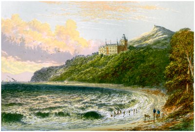 Dunrobin Castle, Sutherland, Skottland, hem för hertigen av Sutherland, c1880 av Unbekannt