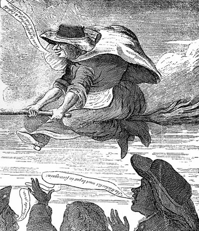 E Canning stadfäst eller Mr S-sy Gypsies Flight to Enfield Wash, c1753 av Unbekannt