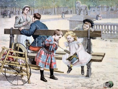 Varje tidsålder har sina nöjen, 1895 av Unbekannt