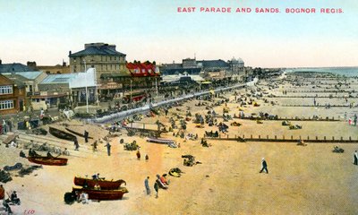 East Parade und Sands, Bognor Regis, West Sussex, 1950 von Unbekannt