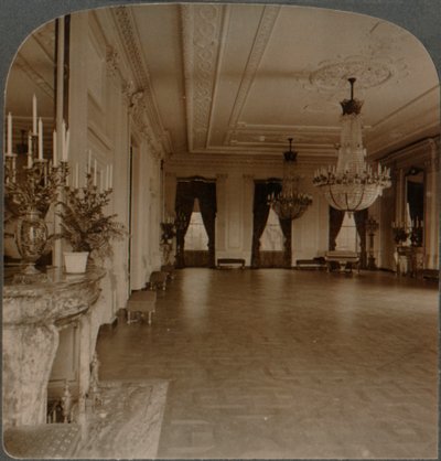 Östra rummet där mottagningar hålls, Vita huset, Washington D.C., c1900 av Unbekannt
