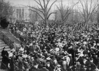 Påskägg i rullning, Vita huset, Washington DC, USA, 1908 av Unbekannt