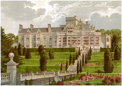 Easton Hall, Lincolnshire, hem för Baronet Cholmeley, c1880 av Unbekannt