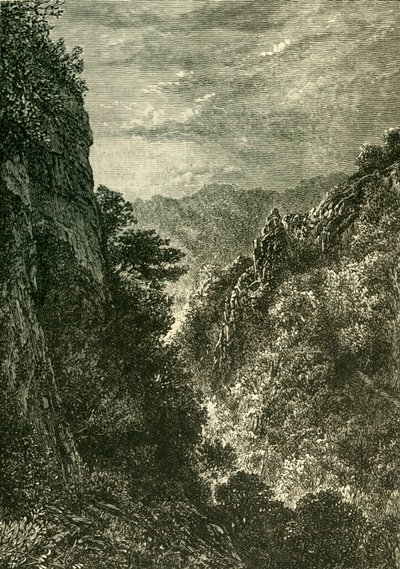 Ebbor Gorge, 1898. av Unbekannt