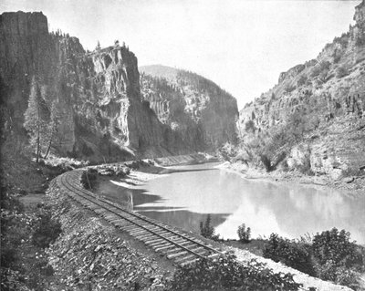 Echo Cliffs, Canyon of the Grand River, Colorado, USA, c1900. av Unbekannt