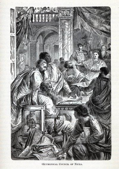 Ekumeniska rådet i Nicea, 1882 av Unbekannt