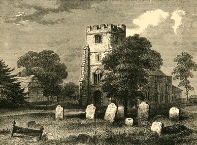 Edmonton Church, 1790, c1876. av Unbekannt