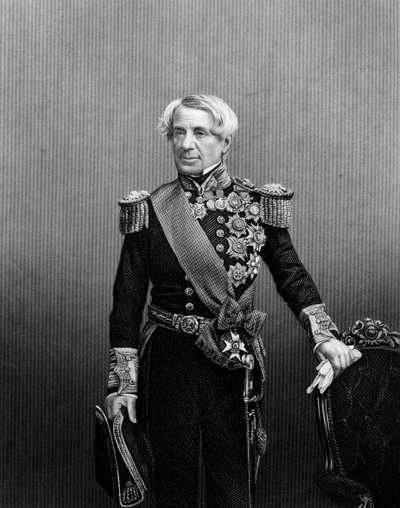 Edmund Lyons, 1:e baron Lyons, brittisk sjöbefälhavare, c1860 av Unbekannt
