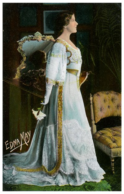 Edna May, amerikansk skådespelerska och sångerska, c1900-1919 av Unbekannt