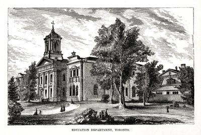 Education Department, Toronto, Ontario, Kanada, 1800-talet av Unbekannt