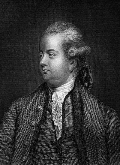 Edward Gibbon, brittisk historiker, 1800-talet av Unbekannt