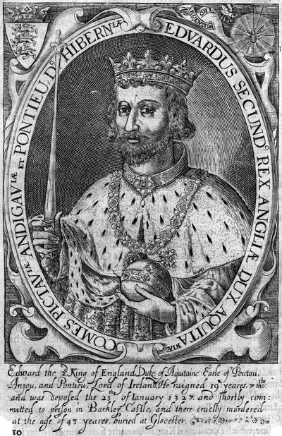 Edward II, kung av England av Unbekannt