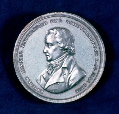 Edward Jenner, engelsk läkare, 1800 av Unbekannt