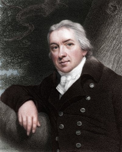 Edward Jenner, engelsk läkare, 1837. av Unbekannt